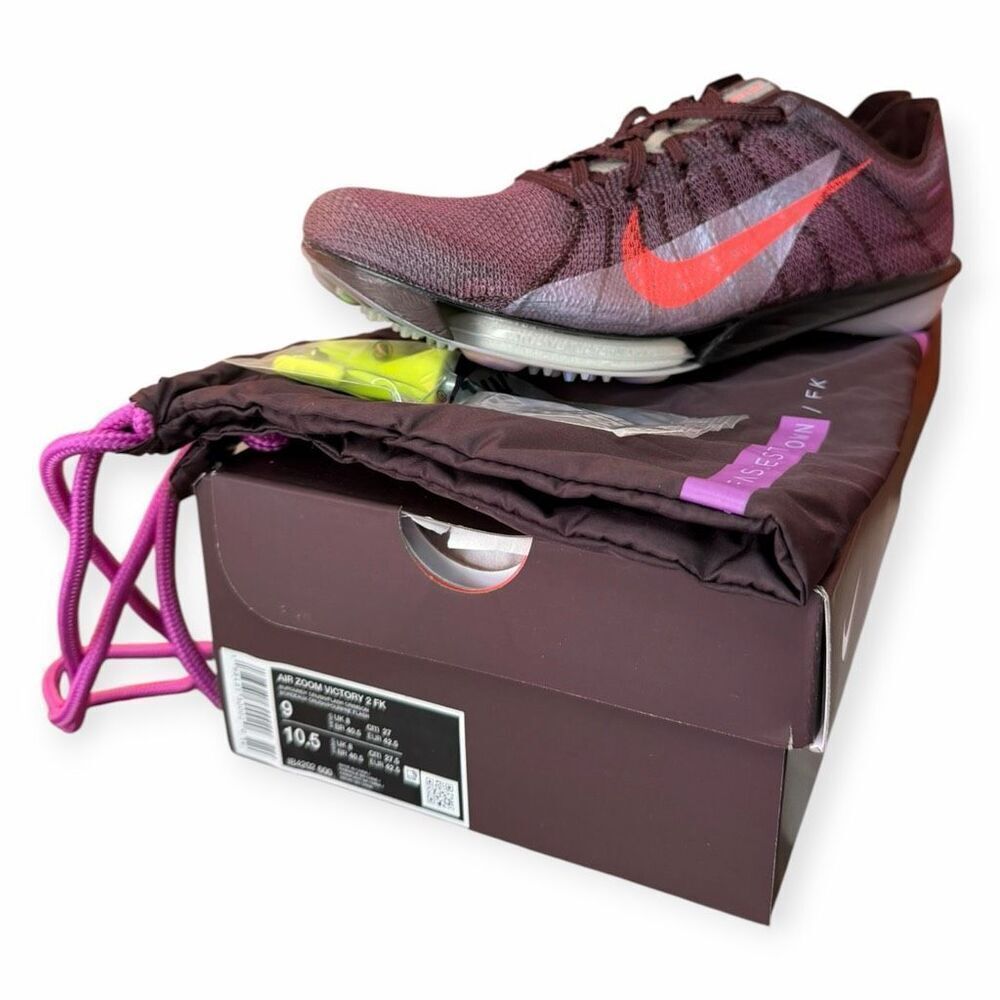 Nike Faith Kipyegon x Air Zoom Victory 2 Fuchsia Dream Spikes IB4202-600 Mens 9
